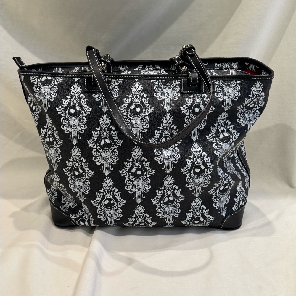 Dooney & Bourke Disney Jack Skellington Nightmare Before Christmas Tote. - Picture 3 of 13